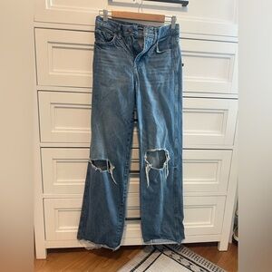 Express Distressed Blue Jeans